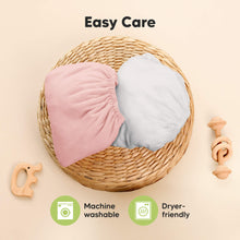 Load image into Gallery viewer, Isla Fitted Mini Crib Sheets (Rose)
