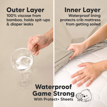 Load image into Gallery viewer, 2-Pack Isla [Protect+] Waterproof Crib Sheets (Nordic)
