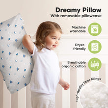 Load image into Gallery viewer, Jumbo Toddler Pillow with Pillowcase (Cosmo)
