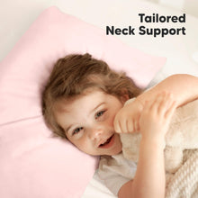 Load image into Gallery viewer, Jumbo Toddler Pillow with Pillowcase (Mist Pink)
