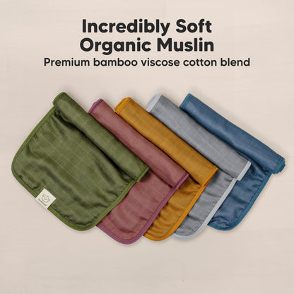 Incredibly Soft Organic Muslin made with premium bamboo viscose cotton blend.
 26488004477114