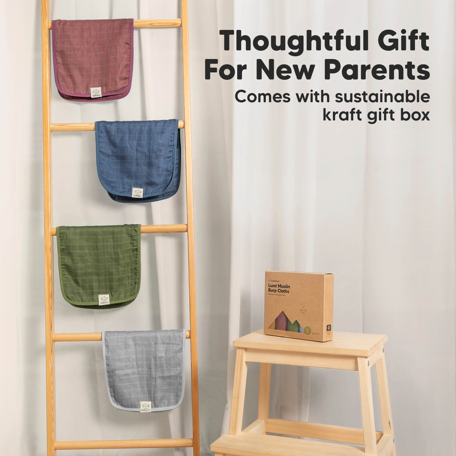 Thoughtful Gift For New Parents, comes with a sustainable kraft gift box.
 26488005558458