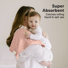 Load image into Gallery viewer, 5-Pack Lumi Muslin Burp Cloths (Bloom)
