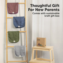 Load image into Gallery viewer, 5-Pack Lumi Muslin Burp Cloths (Bloom)
