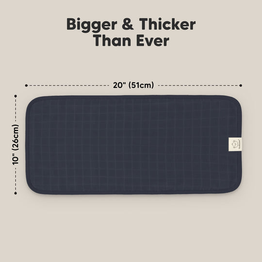 5-Pack Lumi Muslin Burp Cloths (Eclipse)