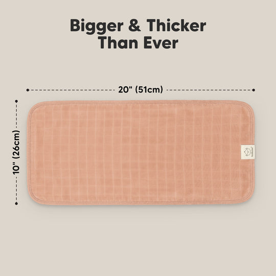 5-Pack Lumi Muslin Burp Cloths (Flora Dew)