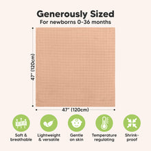 Load image into Gallery viewer, Lumi Muslin Swaddle Blankets (Pine)
