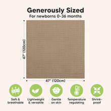 Load image into Gallery viewer, Lumi Muslin Swaddle Blankets (Spice)
