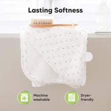 Load image into Gallery viewer, Luxe Baby Hooded Towel (Laurel)
