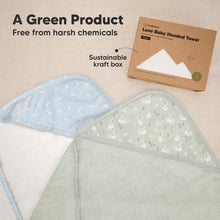 Load image into Gallery viewer, Luxe Baby Hooded Towel (Serenity)
