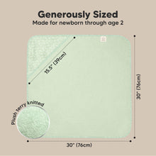 Load image into Gallery viewer, Luxe Baby Hooded Towel (Dinos, Petite)
