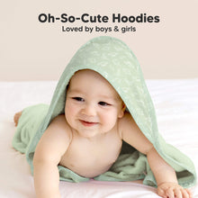 Load image into Gallery viewer, Luxe Baby Hooded Towel (Dinos, Petite)
