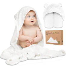 Load image into Gallery viewer, Luxe Baby Hooded Towel (KeaStory, Petite)
