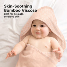 Load image into Gallery viewer, Luxe Baby Hooded Towel (Pink Crystal)
