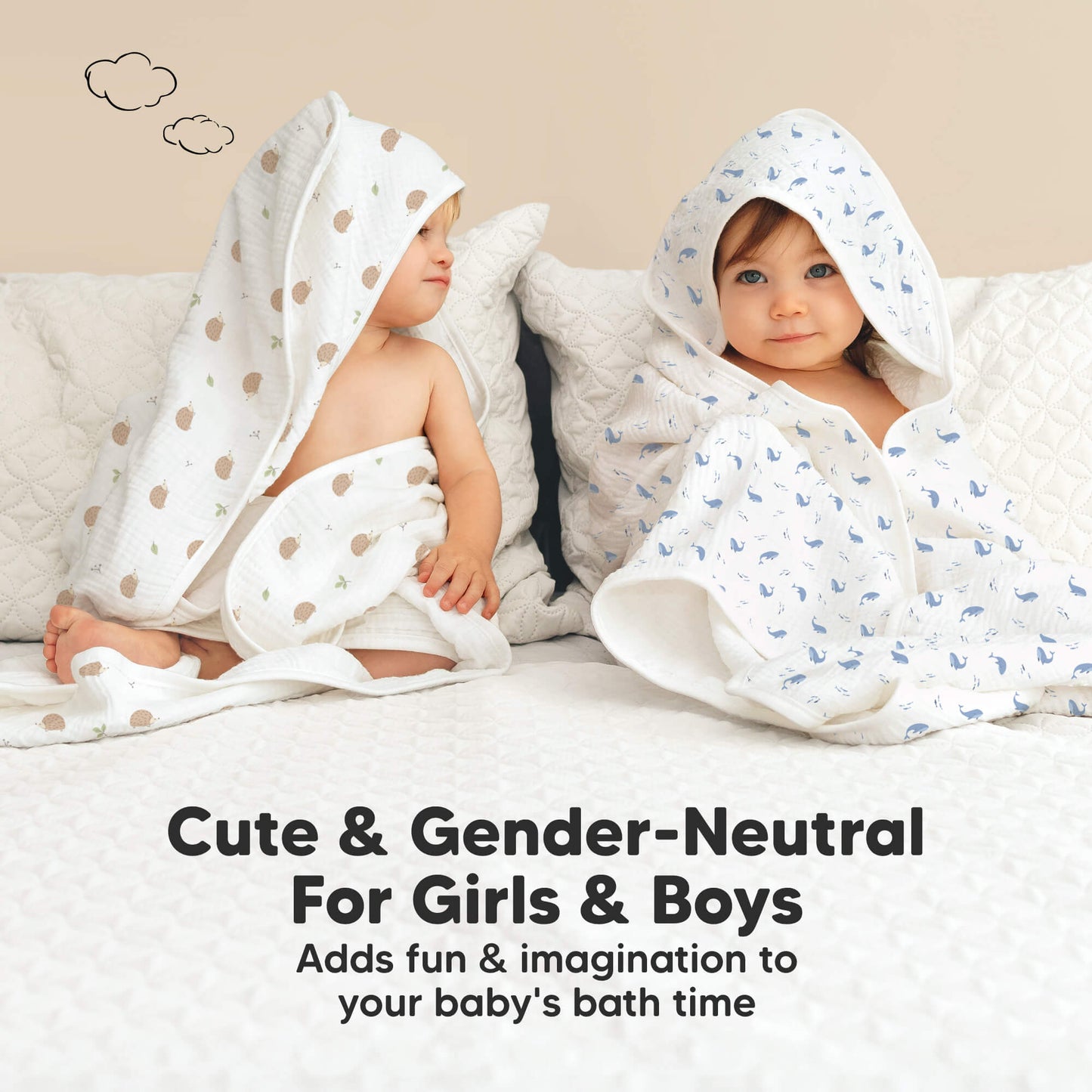 Cute & Gender-Neutral For Girls & Boys - Adds fun & imagination to your baby's bath time 28841429958842
