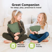 Load image into Gallery viewer, Mini Toddler Pillow With Pillowcase (Jungle Green)
