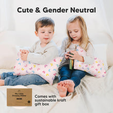 Load image into Gallery viewer, Mini Toddler Pillow With Pillowcase (Mist Pink)
