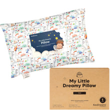 Load image into Gallery viewer, Mini Toddler Pillow With Pillowcase (Roadway)
