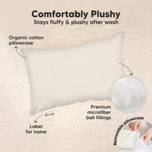 Load image into Gallery viewer, Mini Toddler Pillow With Pillowcase (Clay)
