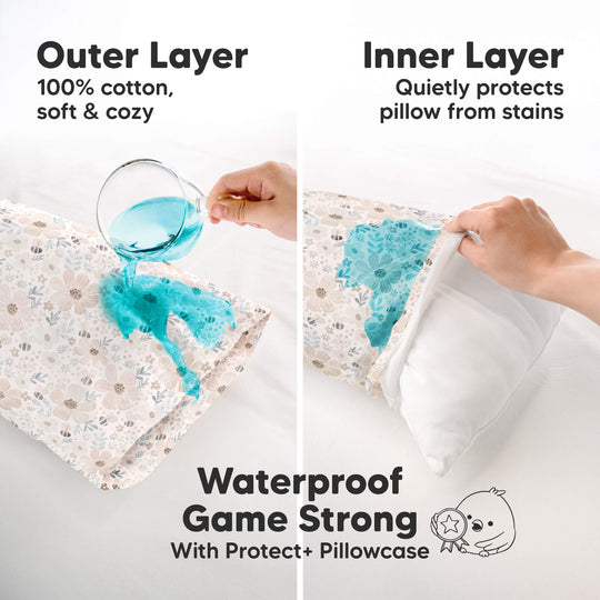 My Little Dreamy [Protect+] Waterproof Pillowcase (Flora Vale)