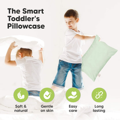 The Smart Toddler's Pillowcase - Soft & natural, Gentle on skin, Easy care, and Long lasting
 30999426302138