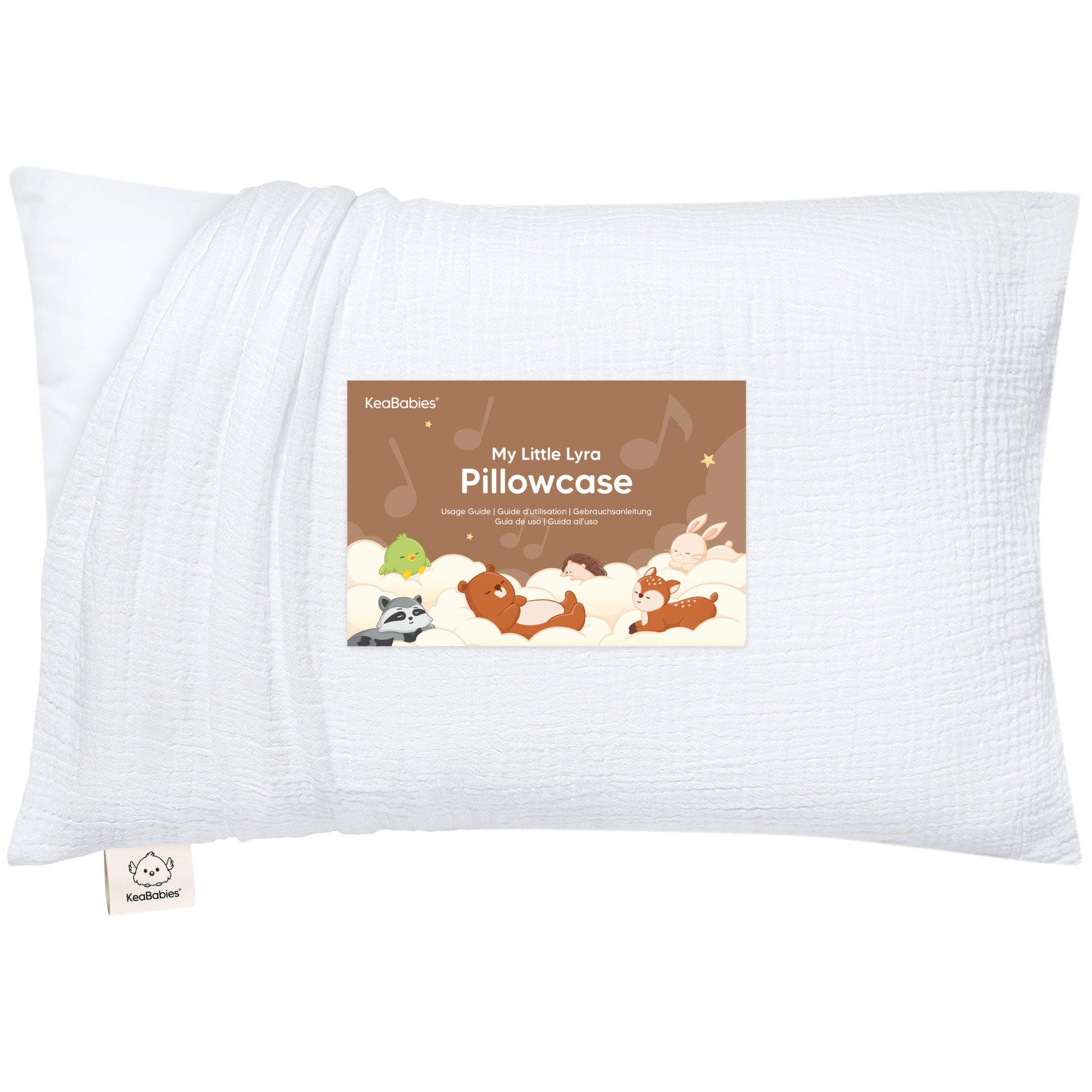 Organic cotton My Little Lyra Toddler Pillowcase designed to be soft and breathable 30979341975738