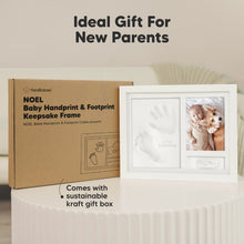 Load image into Gallery viewer, Noel Baby Handprint &amp; Footprint Keepsake Frame
