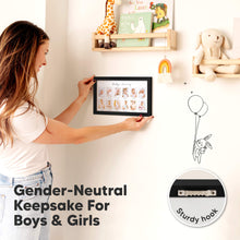 Load image into Gallery viewer, Nova Baby&#39;s First Year Picture Frame (Onyx Black)
