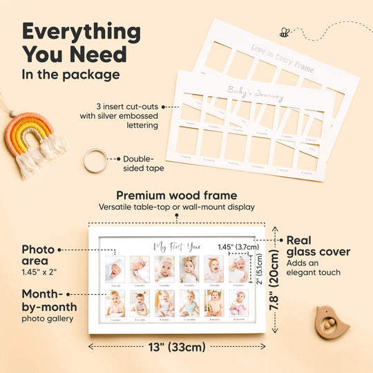 Nova Baby's First Year Picture Frame