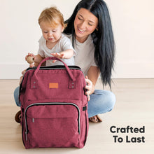 Load image into Gallery viewer, Original Diaper Bag (Rustic Red)
