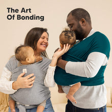 Load image into Gallery viewer, KeaBabies Original Wrap Carrier (Peacock Green)
