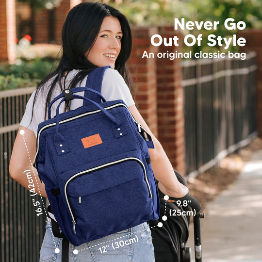 Original Diaper Bag (Marine Blue)