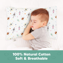 Load image into Gallery viewer, Printed Toddler Pillowcase 13X18&quot; (Robo Pals)
