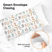 Load image into Gallery viewer, Printed Toddler Pillowcase 13X18&quot; (Wild Count)
