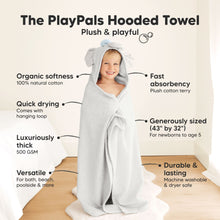 Load image into Gallery viewer, PlayPals Hooded Towel (Ethan)
