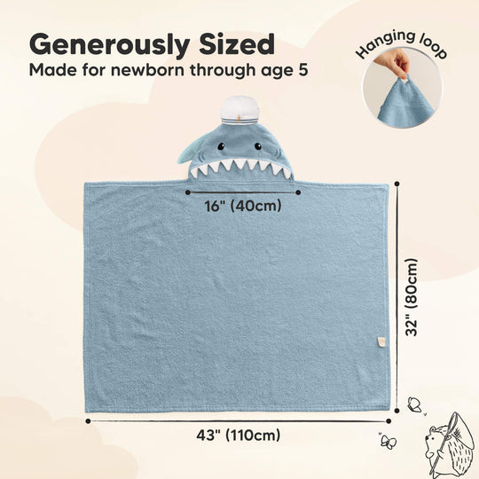 PlayPals Hooded Towel (Skipper)