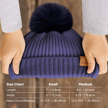 Load image into Gallery viewer, 2-Pack Pom Knitted Beanie (Blast)
