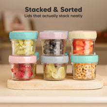 Load image into Gallery viewer, Prep Jars Baby Food Storage Glass Container (Pastels)
