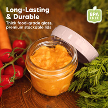 Load image into Gallery viewer, 6-Pack Prep Jars Food Glass Containers (Roseate)
