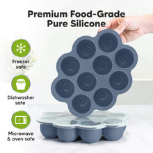 Load image into Gallery viewer, Prep Silicone Baby Food Tray (Slate)
