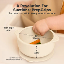Load image into Gallery viewer, 2-Pack Prep Silicone Suction Bowls (Roseate)

