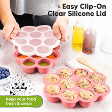 Load image into Gallery viewer, Prep Silicone Baby Food Tray (Blossom)
