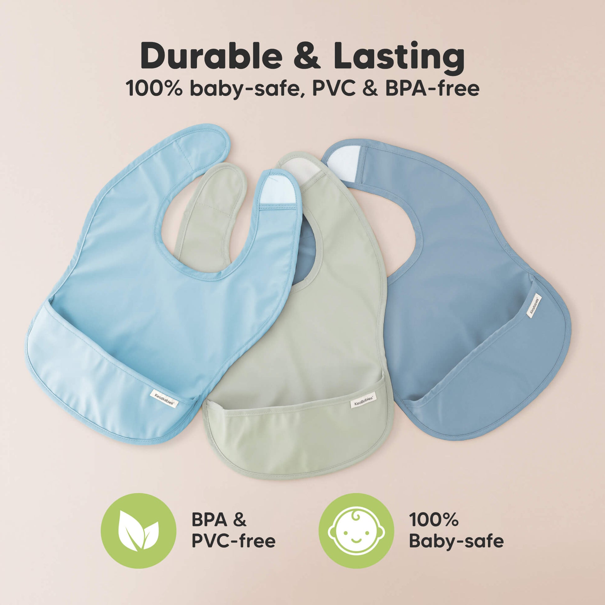 Durable & Lasting, 100% baby-safe, PVC & BPA-free, BPA & PVC-free
100% Baby-safe
 32595085361338