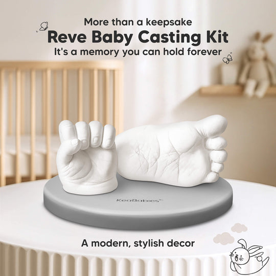 Reve Baby Casting Kit for Hand and Foot (Cloud Gray)
