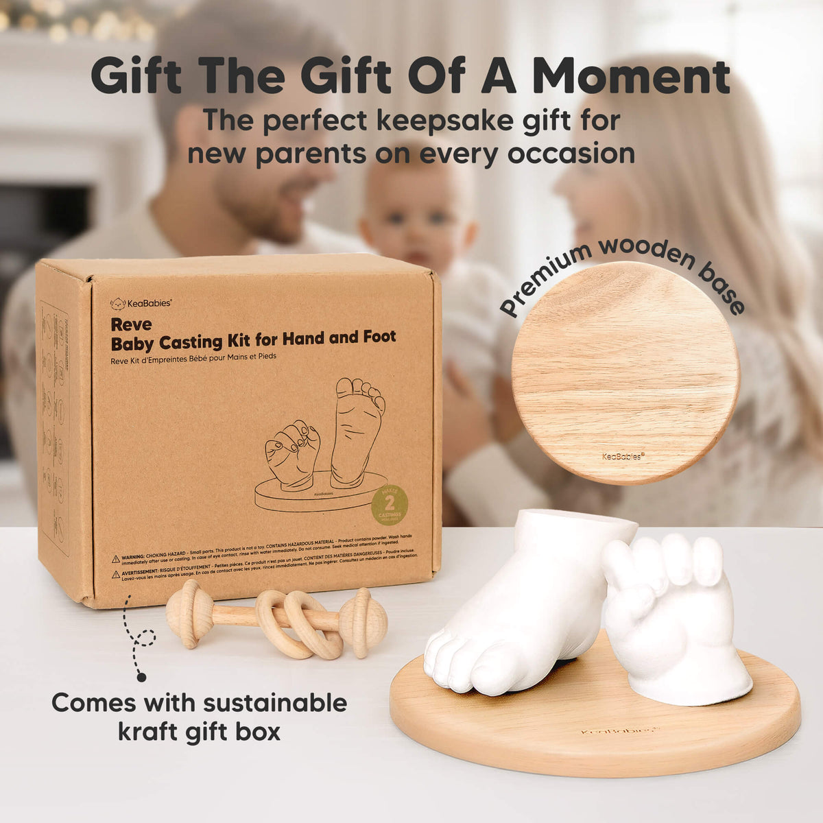 Gift The Gift Of A Moment - The perfect keepsake gift for new parents on every occasion (Comes with sustainable kraft gift box) 34425556009146