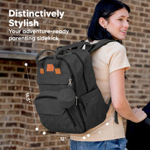 Load image into Gallery viewer, Rove Diaper Bag (Charcoal)

