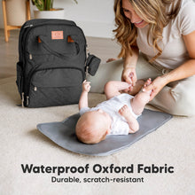 Load image into Gallery viewer, Rove Diaper Bag (Charcoal)
