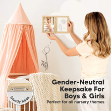 Load image into Gallery viewer, Rune Hand &amp; Footprint Keepsake Frame (Ash Wood)
