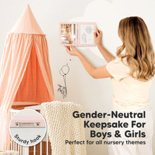 Load image into Gallery viewer, Rune Hand &amp; Footprint Keepsake Frame (Petal Pink)
