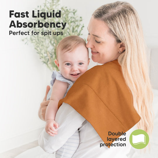 Shea Burp Cloths (Terracotta)